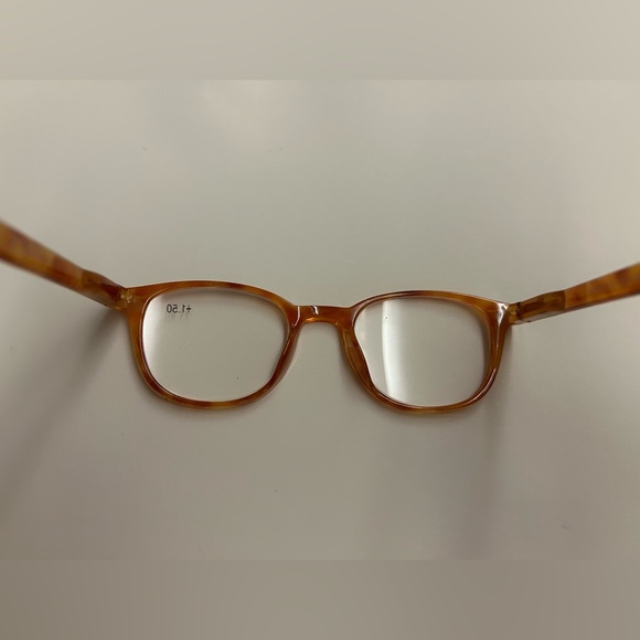 New Rae Dunn Readers 2.0 Magnification Golden Tortoise Frames Men's - Picture 5 of 12